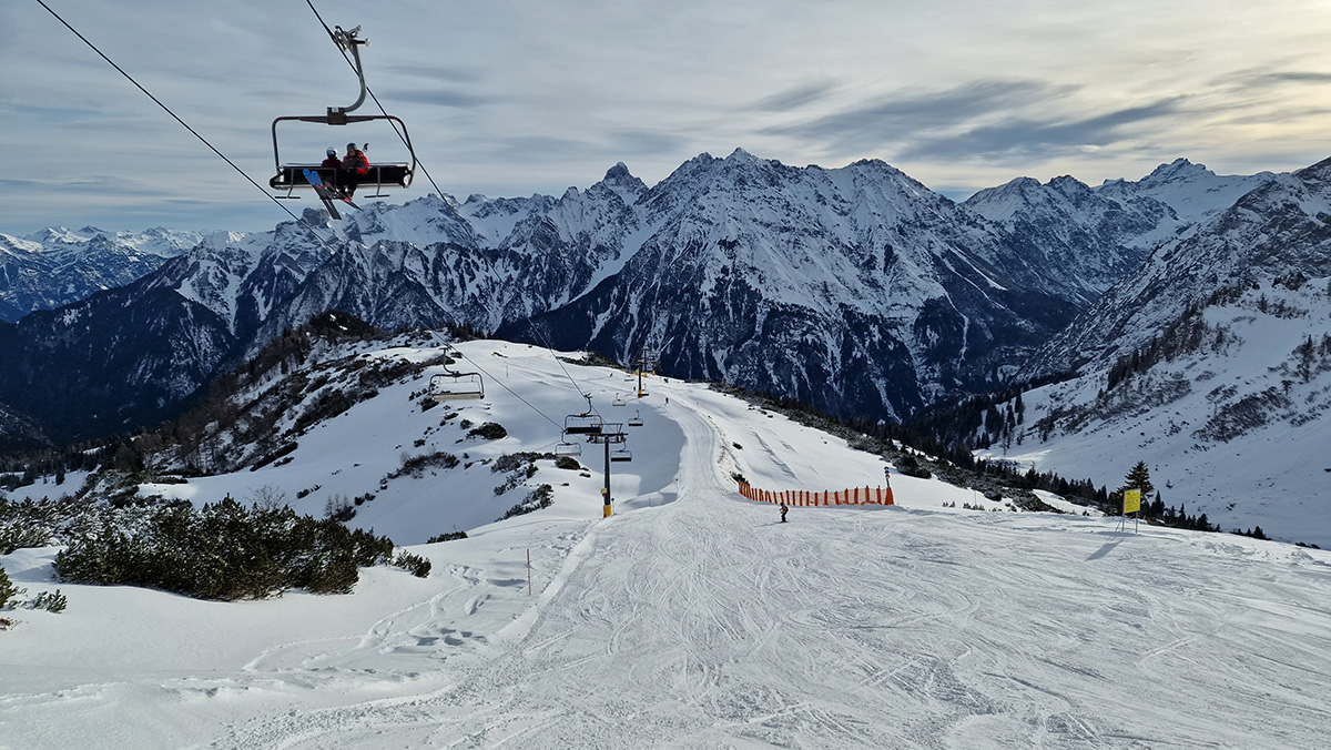 Op de top van het Brandnertal